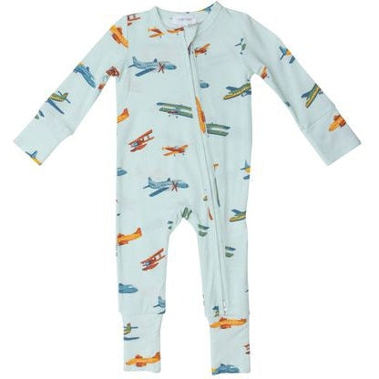 Angel Dear Airplanes 2-Way Zipper Romper