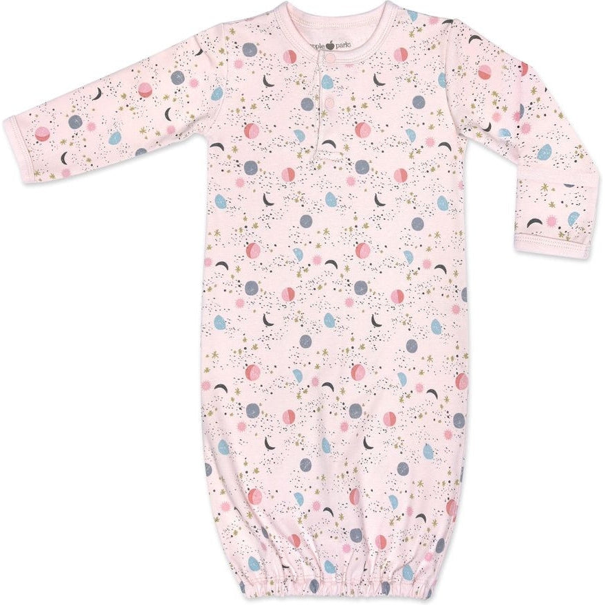 Apple Park Pink Moon & Stars Sleep Gown