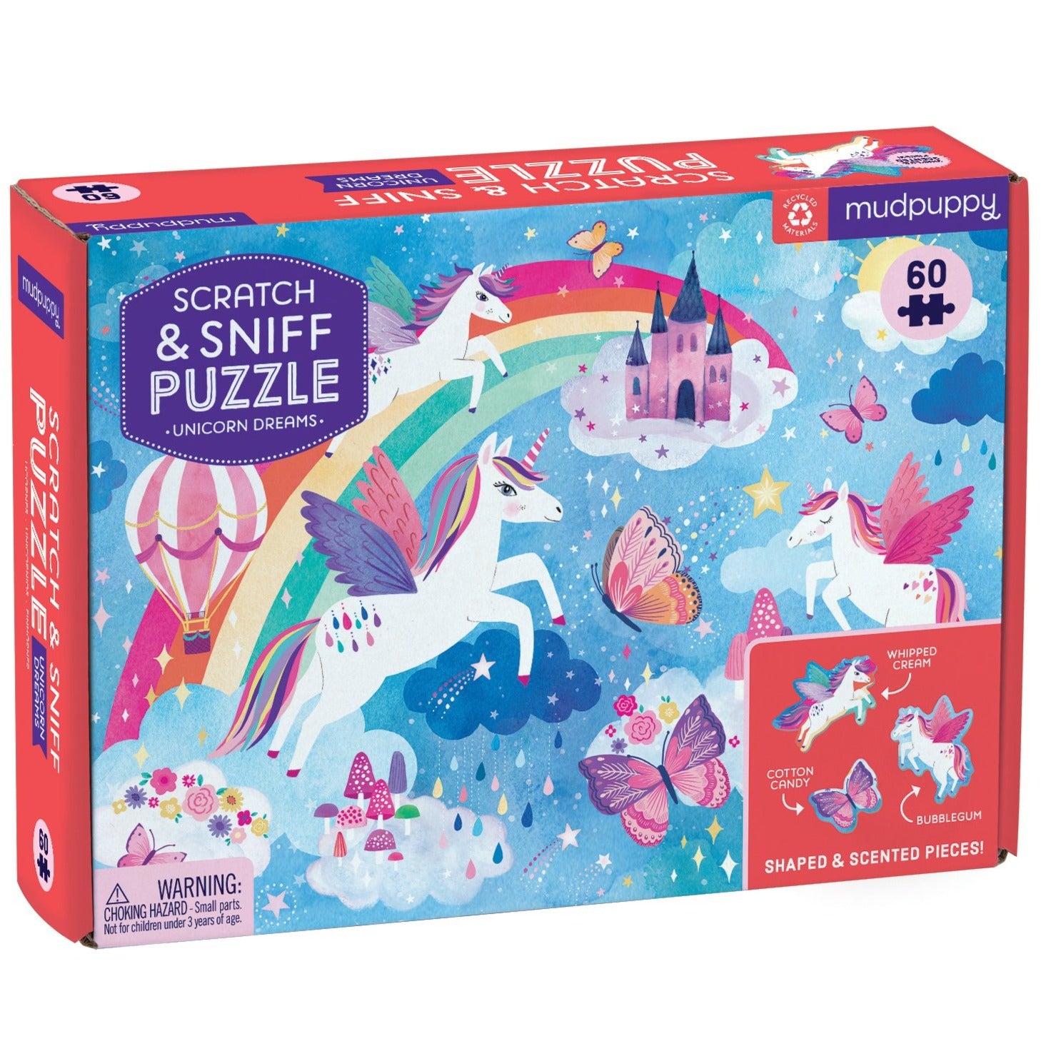 Mudpuppy Unicorn Dreams Scratch & Sniff Puzzle