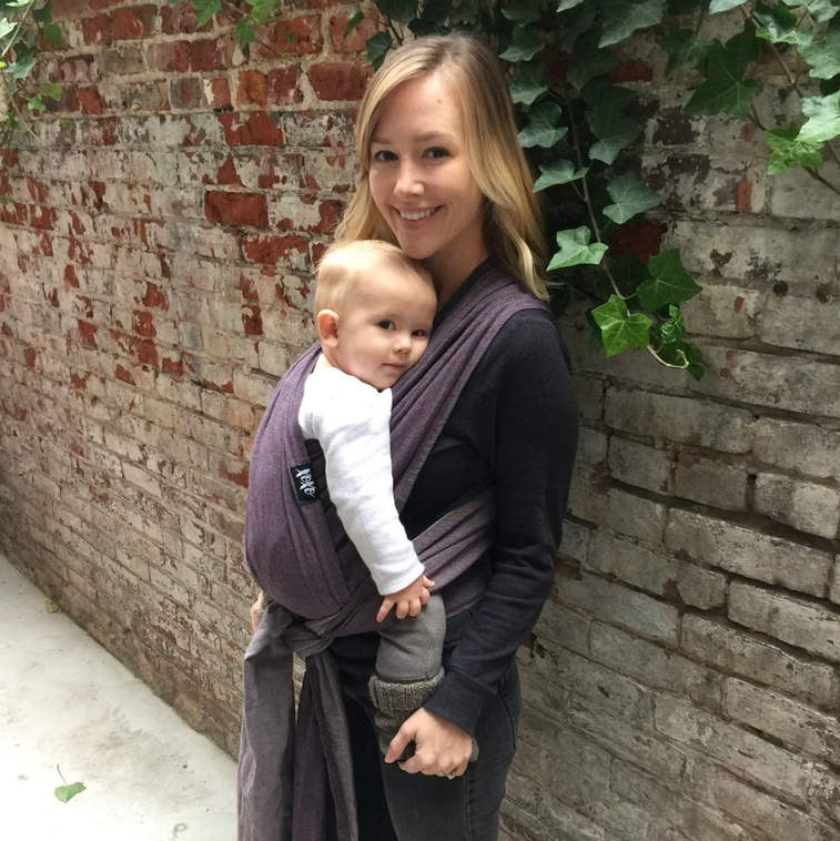 XOXO Buckle Wrap - Eggplant Emoji